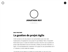 Tablet Screenshot of jonathan-roy.com
